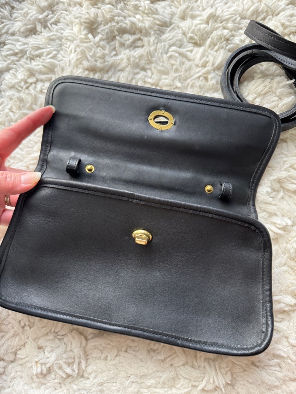 Vintage Coach Geometric Clutch - Picture 6 of 8